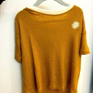 waffle tiny whale girls teen shirt